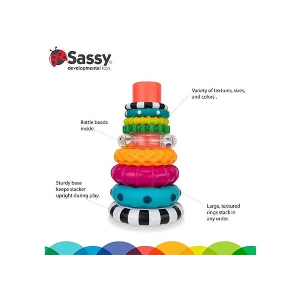 Sassy Stacks of Circles Juguete de aprendizaje STEM con_3
