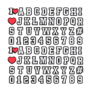 371 unidad letras con números de letras dijes dobles de_1