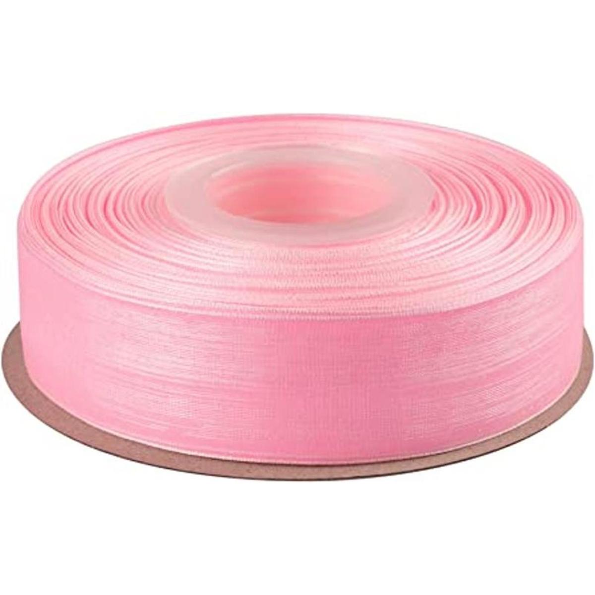 Ribbonitlux Cinta de organza transparente de 1 pulgada