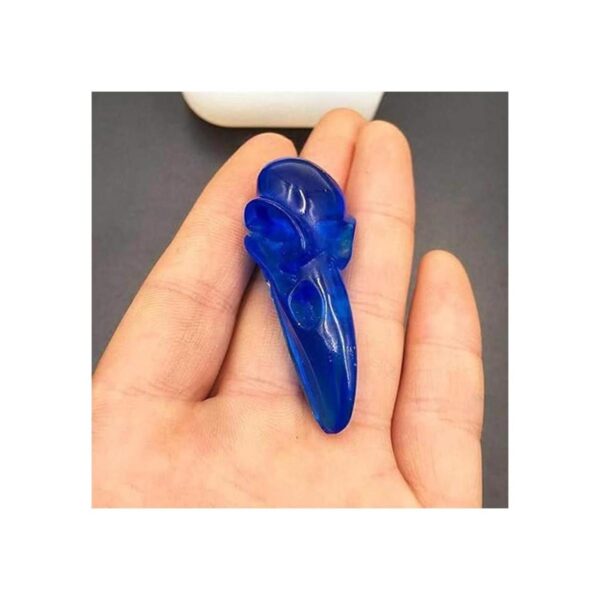2 moldes de silicona 3D con forma de calavera de cuervo en