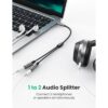 UGREEN Divisor de auriculares de 0.138 in de nailon_2