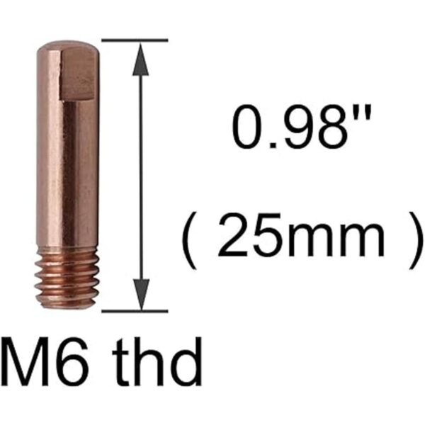 15AK MB15 MAG MIG Punta de contacto para antorcha de