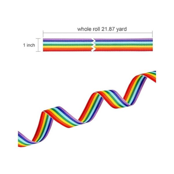 Konsait Cinta arco iris de 0.984 in con rayas de grogrén_2