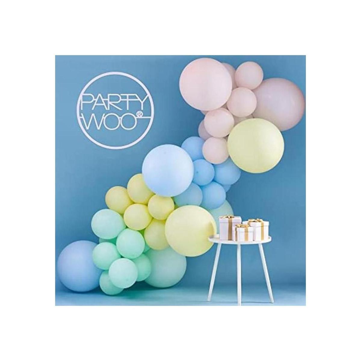PartyWoo Globos pastel globos rosa pastel globos azul