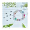 PH PandaHall 30 cuentas deslizantes de acero inoxidable