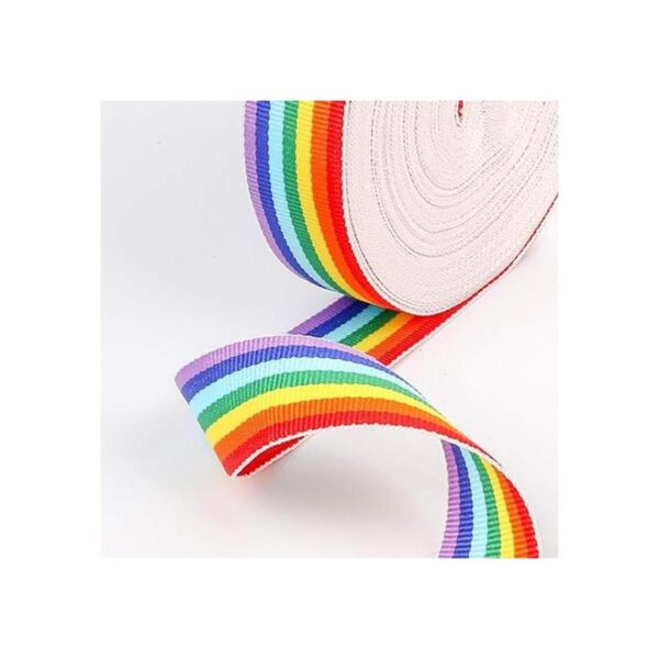 Konsait Cinta arco iris de 0.984 in con rayas de grogrén_4