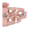 Aylifu Resultados de aretes con clip 20 piezas 10 pares