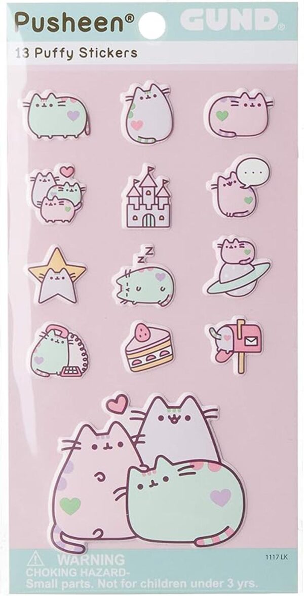 Gund Pusheen Juego de pegatinas 13 unidades diseño de_1