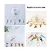 Unicraftale Pendientes de aro de acero inoxidable 304 con