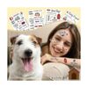 20 hojas de calcomanías de perro para álbumes de recortes