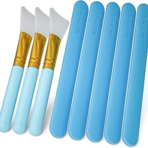 Nicpro 5 palitos de silicona reutilizables para mezclar_1