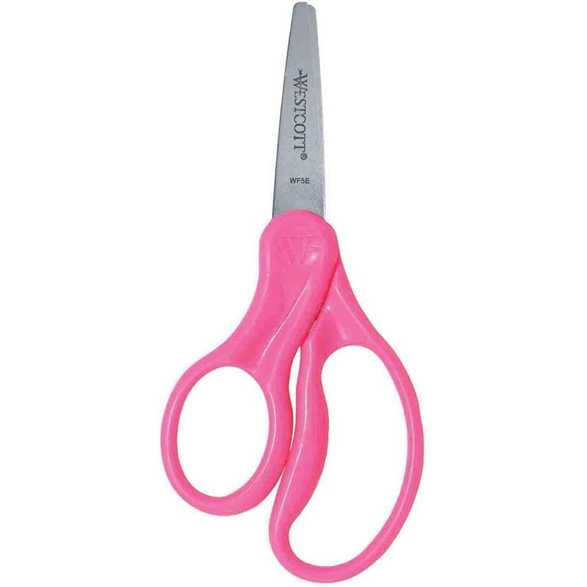 Westcott Tijeras para niños con mango duro de 5 pulgadas