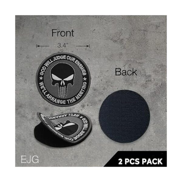 EJG 2 parches de velcro circulares de 3.4 x 3.4 pulgadas_2