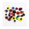 PZRT 50pcs Negro Botones Adornos de Plástico para Encantos_4
