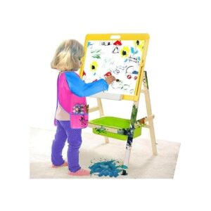 Kuuqa 2 piezas impermeable niños arte bata para niños_6