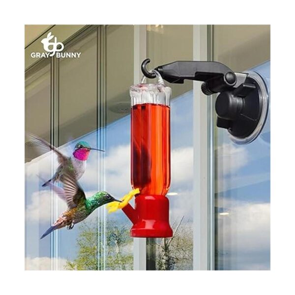 Mini Hummingbird Feeder and Window Mount Suction Cup