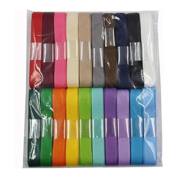 Cintas de tela de grogrén de 38 pulgadas 20 colores 2