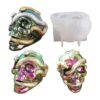 KuAoyoja Moldes de silicona con calavera de serpiente 3D_1