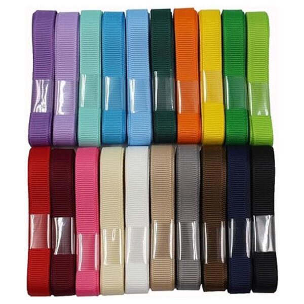 Cintas de tela de grogrén de 38 pulgadas 20 colores 2