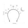 Amosfun Diadema de luna con estrella para fiesta de_3