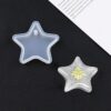 Nifocc Llavero con forma de estrella de silicona diseño