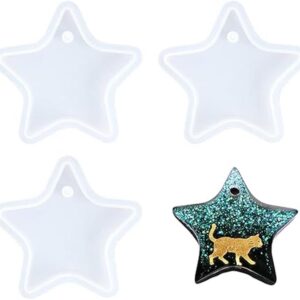 Nifocc Llavero con forma de estrella de silicona diseño