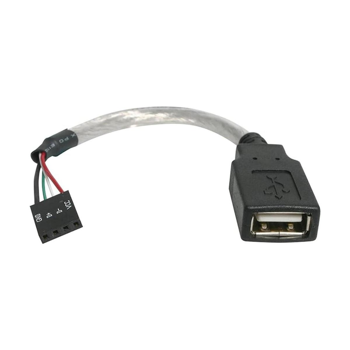 adaptador usb 2.0 a a usb de 4 pines a placa base de 6