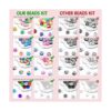 Dowsabel Kit de fabricación de pulseras cuentas para_4