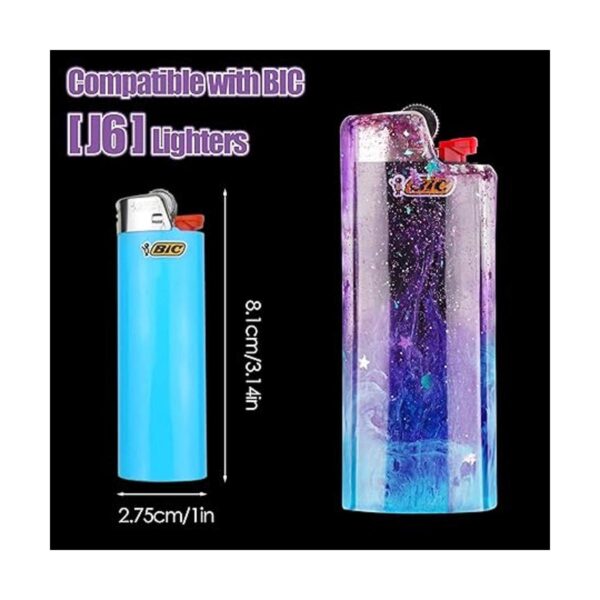 NiArt Juego de 2 moldes de silicona de resina para