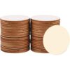 100 piezas de madera sin terminar con forma redonda corte_1