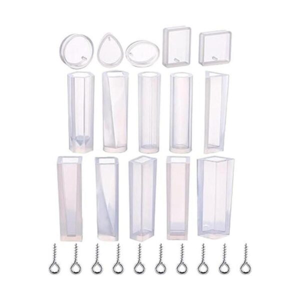 TecUnite 15 moldes de resina de silicona para colgar joyas_1