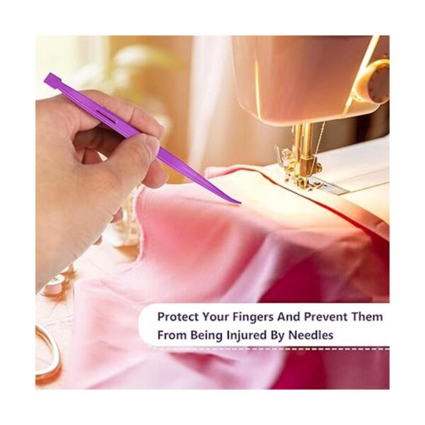 12 piezas púrpura Thang herramientas de coser de plástico