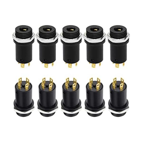 InduSKY Conector de clavija de 0.138 in con tuercas_1