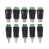 Lemoy Paquete de 10 conectores RCA macho y hembra a_1