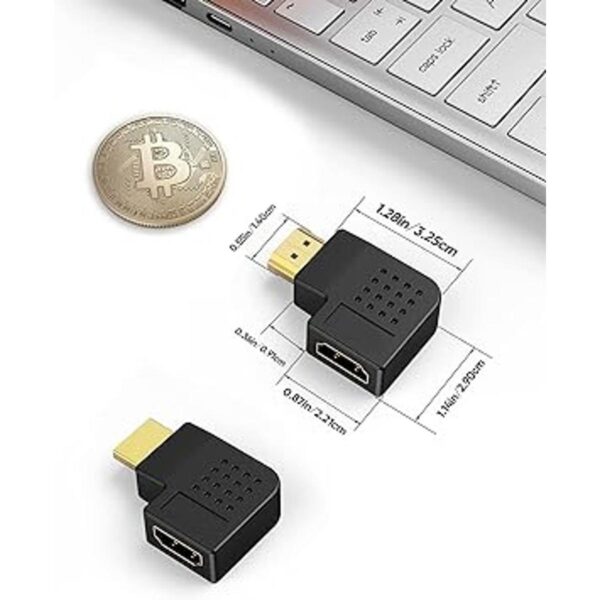 Adaptador HDMI macho a hembra CableCreation paquete de 2_3