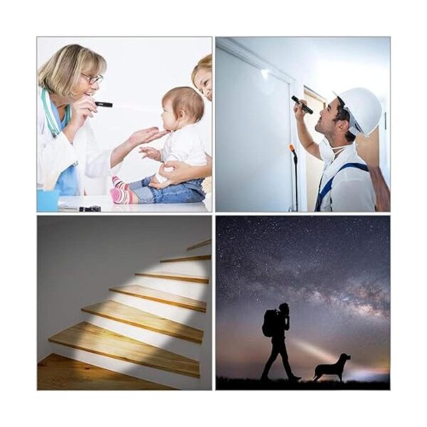 Mini linterna táctica con LED de la marca Hatori con_2
