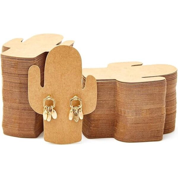 Paquete de 300 tarjetas de exhibición de aretes de cactus