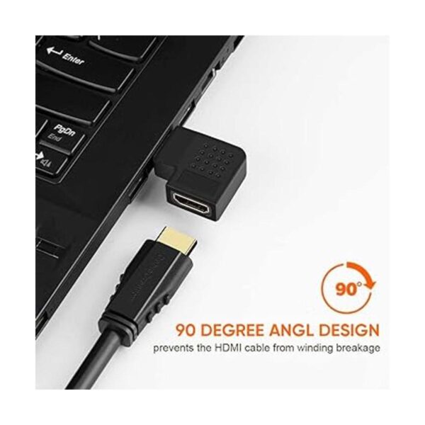 Adaptador HDMI macho a hembra CableCreation paquete de 2_2