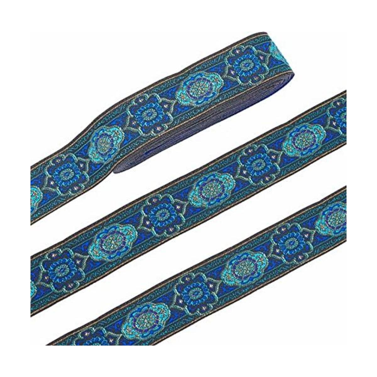 PH PandaHall Cinta jacquard vintage de 1.3 pulgadas cinta