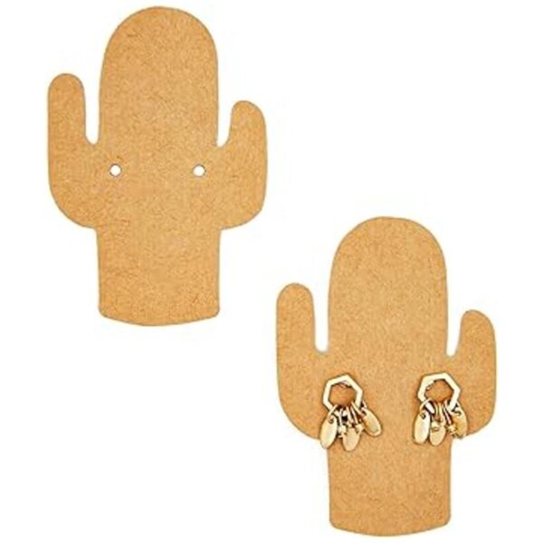 Paquete de 300 tarjetas de exhibición de aretes de cactus
