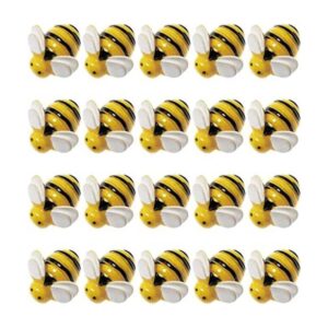 SQXBK Tiny Bees 20 piezas de 0.748 x 0.748 x 0.315 in