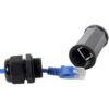 cablecc 90 grados USB 2.0 en ángulo izquierdo vertical Low_1