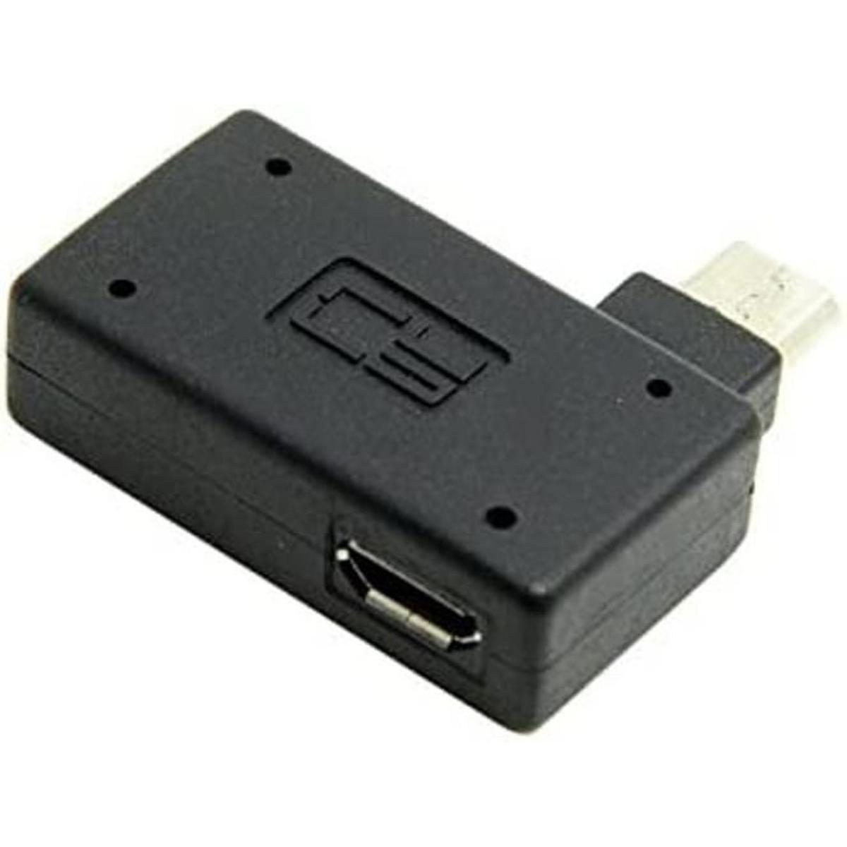 CY ángulo derecho de 90 grados Micro USB 2.0 OTG Host