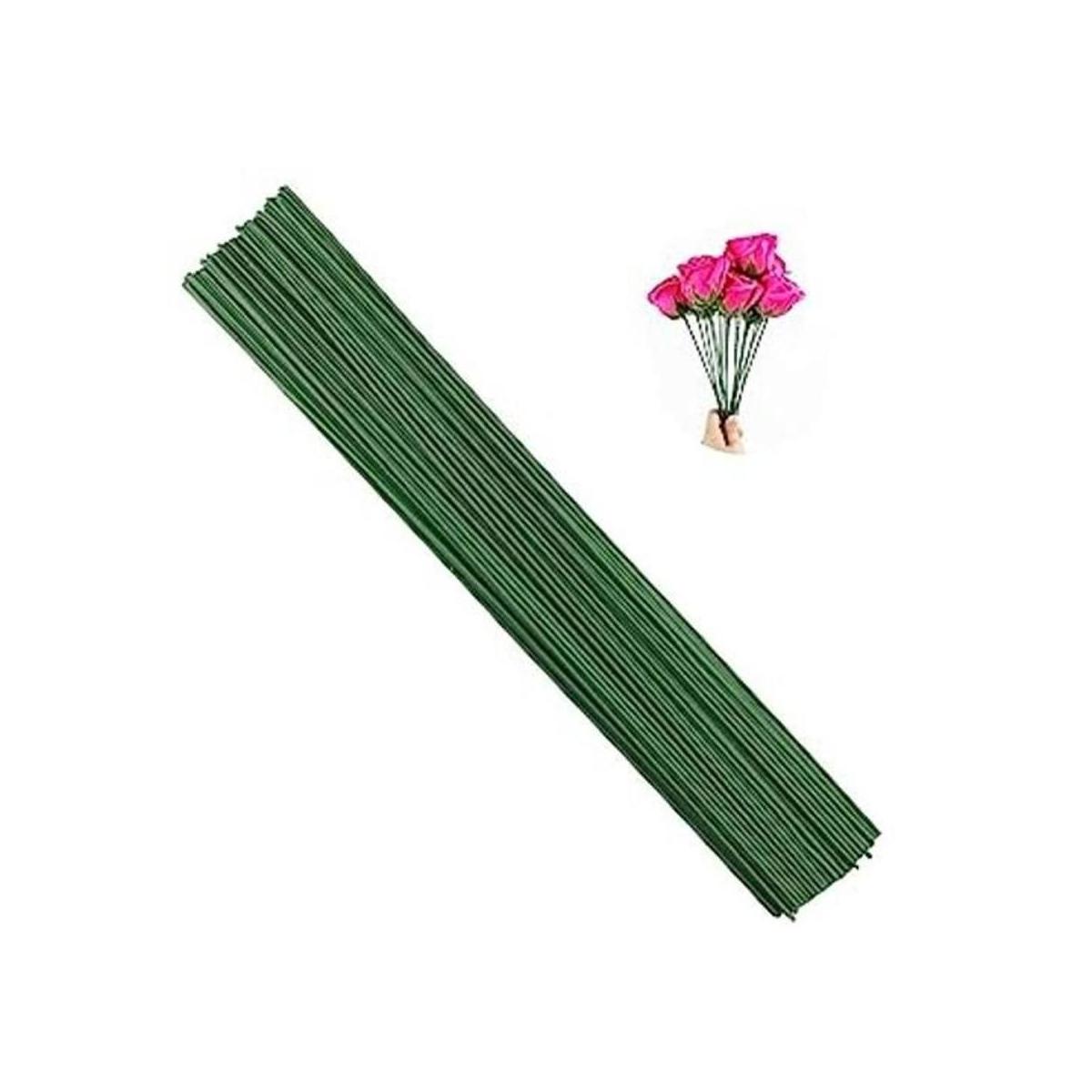 arlai 50 unidades diseño floral 16 inch Stem Alambre
