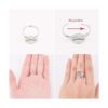 SUNNYCLUE 30 anillos de cabujón ajustables de 0.472 in con