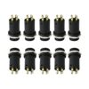 RLECS 10 conectores estéreo mini hembra de 0.138 in con_1