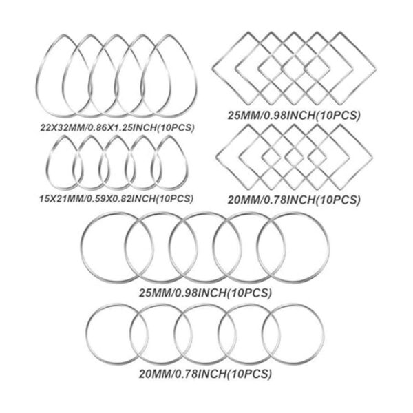 Aro para hacer joyas 60 aretes de aro para hacer joyas_4