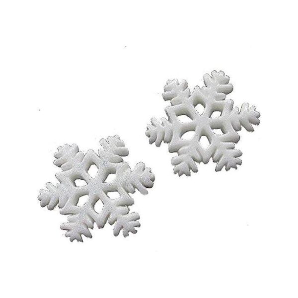 chenkou Craft Blanco Snow Flake Merry Christmas Resina_1
