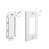 Placa de pared de un solo cepillo blanco2 paquetes_2