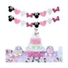 Guirnalda de fieltro con temática de Minnie para fiesta de_2